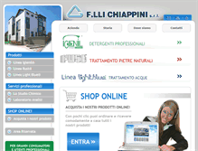 Tablet Screenshot of chiappini.it